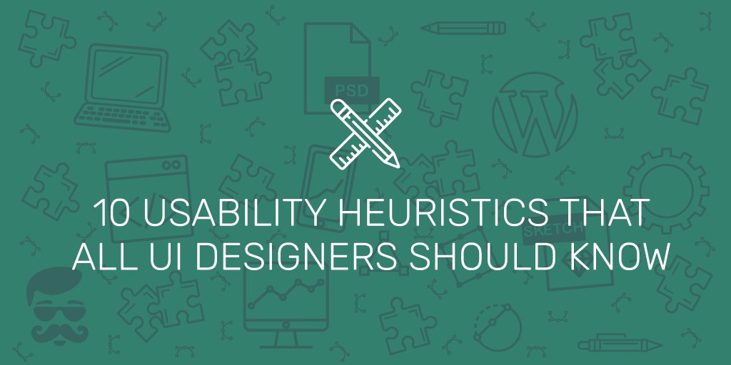 10 Usability Heuristics That All UI Designers Should Know by <a href="/RichStaats/">Rich Staats</a> buff.ly/2LeZU3l
