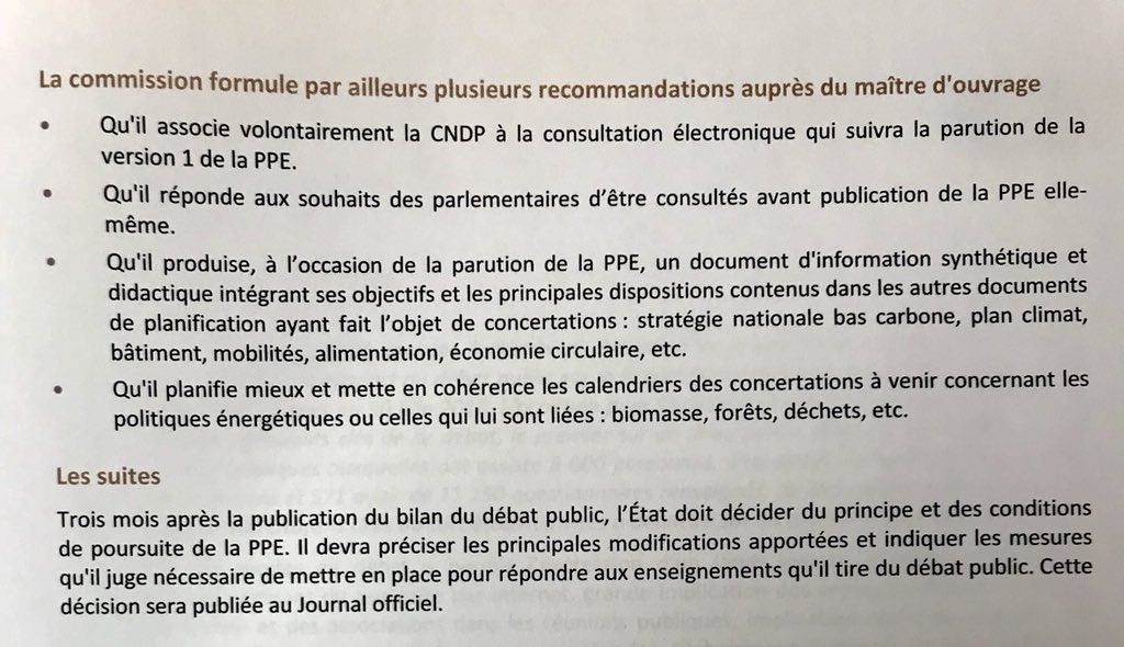 Conférence de presse <a href="/DebatPPE/">Débat public Programmation Energie</a> | J. Archimbaud revient sur les principales recommandations émises par la CPDP 🔽