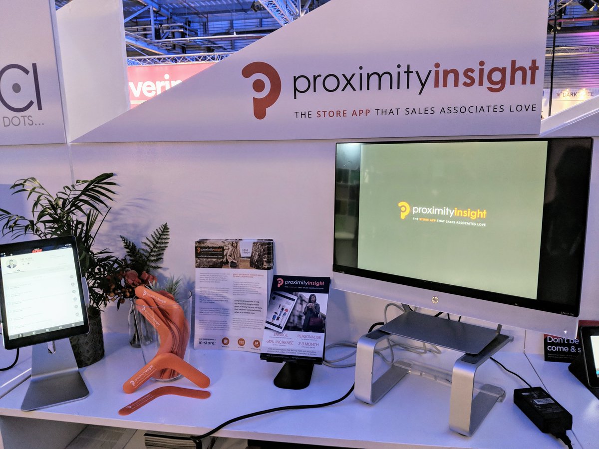 @ProxInsight are at #RWTech in London today and tomorrow. Come and talk to us about in store tech for retailers.