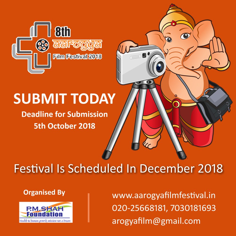 ArogyaFilm's tweet photo. Wish You All Very Happy &amp; Healthy Ganesh Festival. https://t.co/5d8bY6THaP