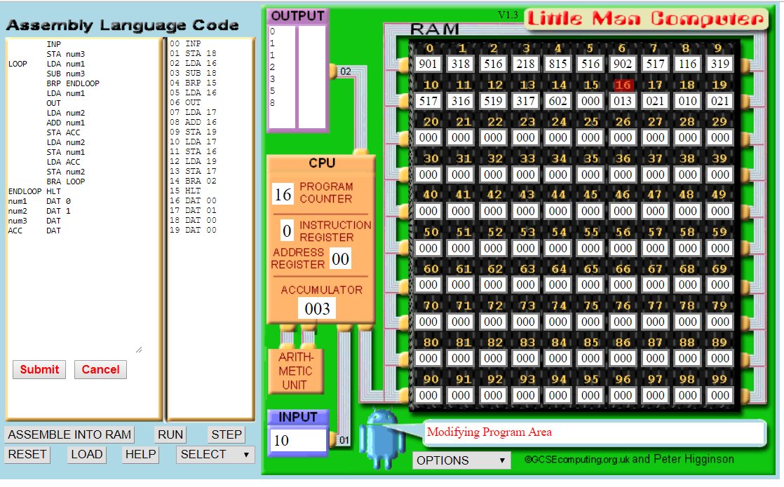 VeritasCompSci's tweet image. Some very elegant Fibonacci number sequencers using LMC by our talented #alevelcomputerscience students @MichaelsVeritas @hertscomputing @CompAtSch