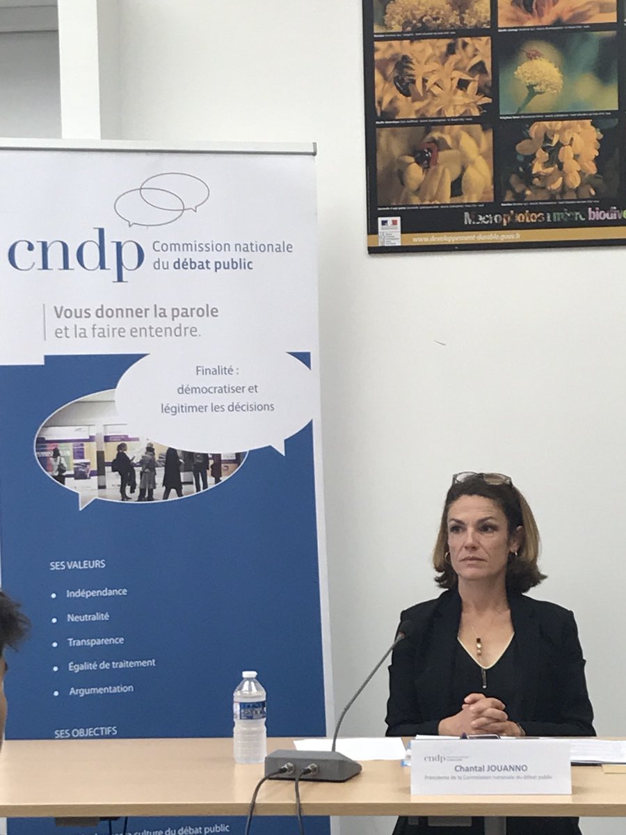 Conférence de presse <a href="/DebatPPE/">Débat public Programmation Energie</a> | <a href="/Chantal_Jouanno/">Chantal Jouanno</a> salue le fait que le débat n’ait pas été conflictuel. Elle revient également sur l’organisation du #G400energie qui a permis de pallier la difficulté à mobiliser le grand public sur un sujet très technique! #demopart