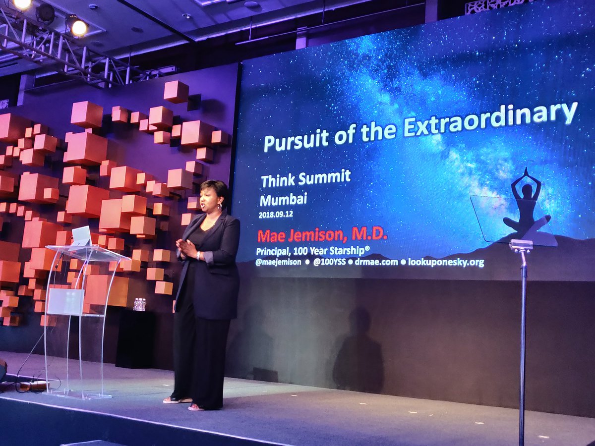 SriramShankara1's tweet image. "Pursuit of the Extraordinary" - inspiring talk by Dr. Mae Jemison #IBMThinkSummit
#ibm_in