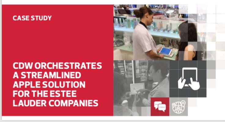 hayleyrdoyle's tweet photo. @CDW_UK helped @EsteeLauder change the way they work using its own #ServiceTrack platform to streamline the supply of @Apple technology. Download case study to learn more https://t.co/yi2a6ajUlK #CDW_UK #ServiceTrack #EsteeLauder #RetailTech #ITCaseStudy #Apple #iPad #CaseStudy https://t.co/UsVJA2o6t1