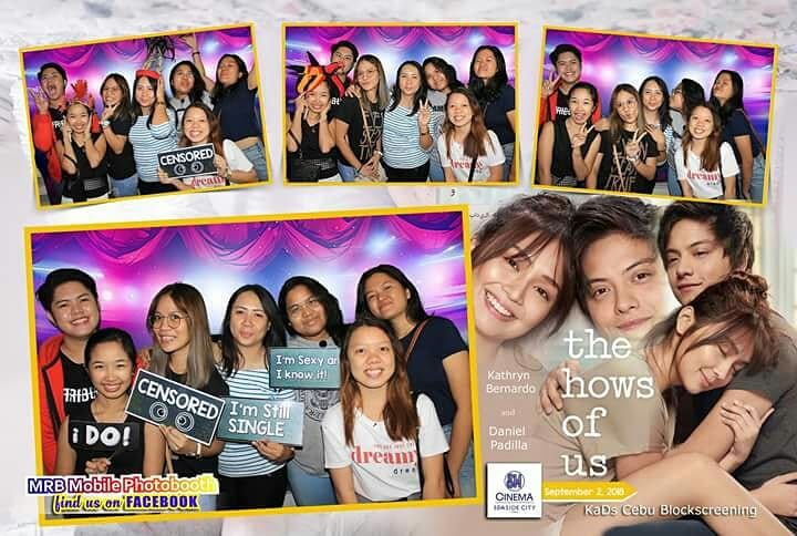 icheska's tweet photo. THE HOWS OF US BLOCKSCREENING #KaDsCebuBlockscreening #KathNiel #organizers https://t.co/ejF8f6FqHF