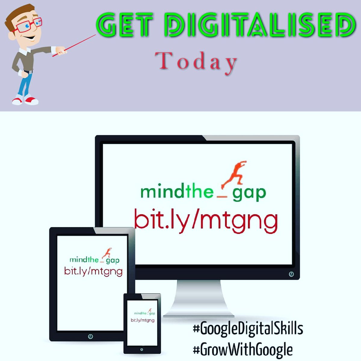 ProfKakswill's tweet image. Start learning and get digitalised today.
@DigitalSkillsAF
@MindThe_GapNG #getinformed #getdigitized #getdigitalnow #wednesdaywisdom #GoggleDigitalSkills #mtgng #GrowWithGoggle #profkakswill