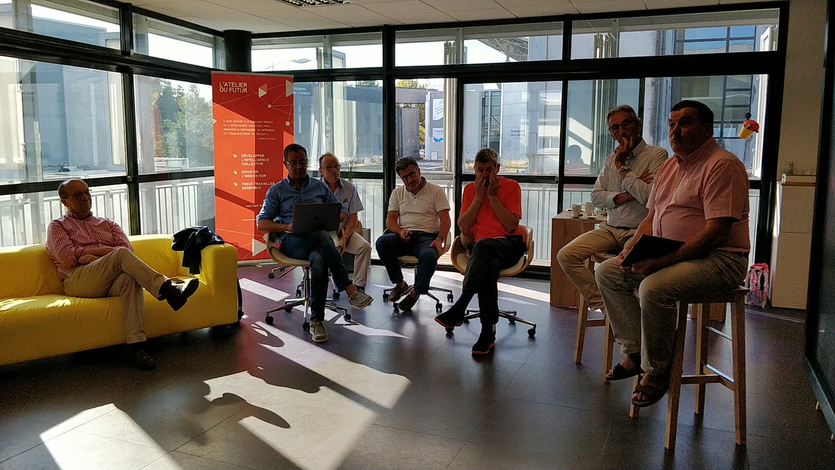 le_cera's tweet photo. Merci à @Latelierdufutur pour cette belle organisation #seminaireducera avec @jmmousset @AidaValceanu @dwbh357gr @Elihomme1 et tous les membres du bureau https://t.co/hbWnwOlSKX