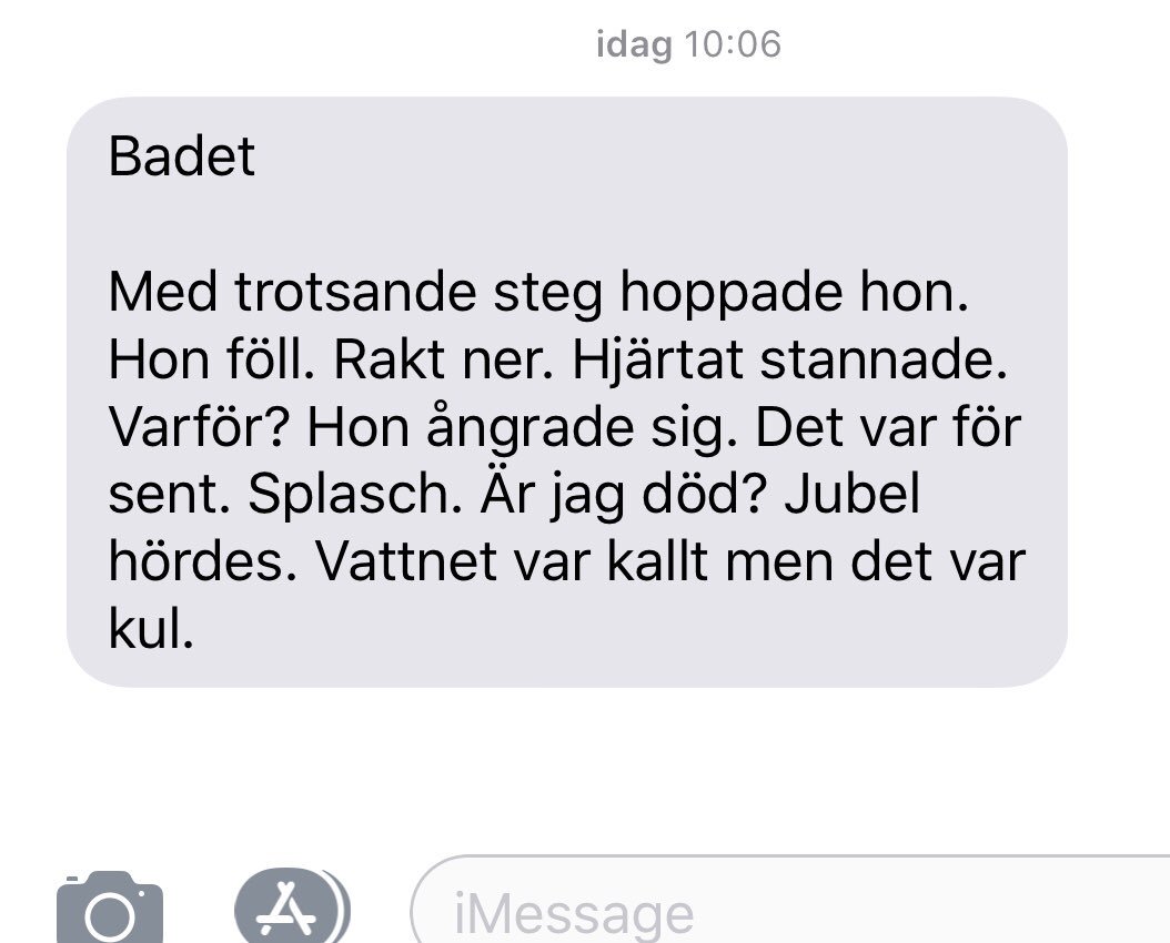 visesiskolan's tweet image. #9C skriver #mikronoveller i sms-format. Max 30 ord, då-tid, tredje person och en vändpunkt.