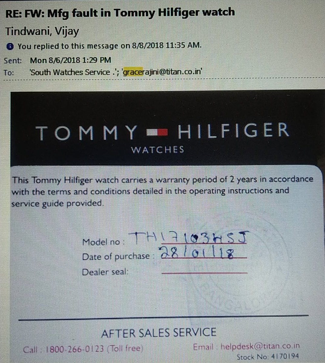 tommy hilfiger and titan