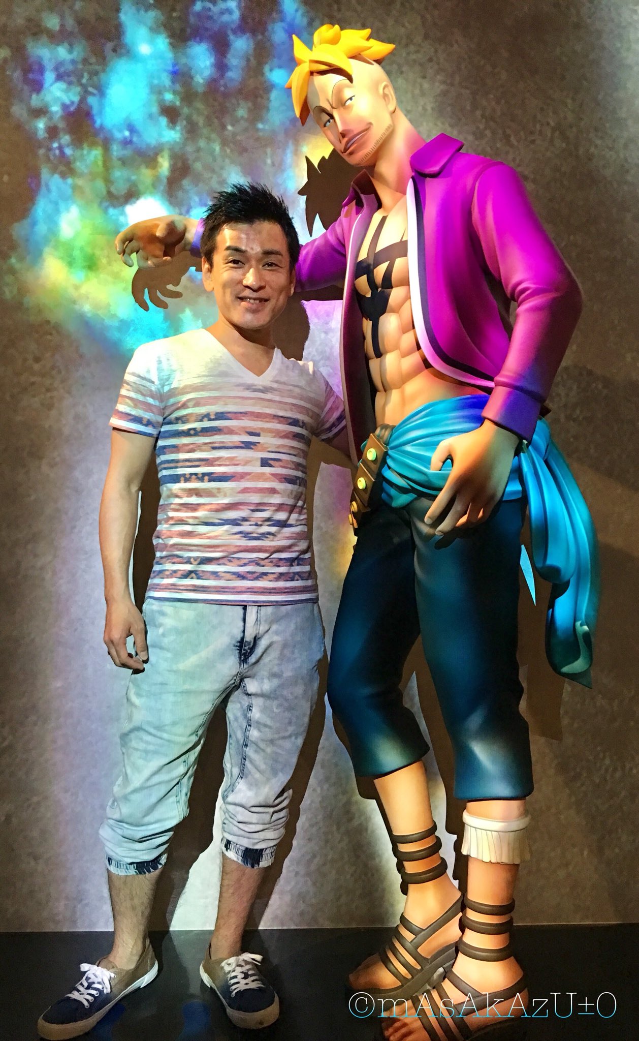 森田成一 Al Twitter 初の東京ワンピースタワー マルコのプロジェクションマッピングカッコ良かったー アトラクションにも参加して ノベルティもゲットしたよい T Co Iir7fuqt0p Twitter