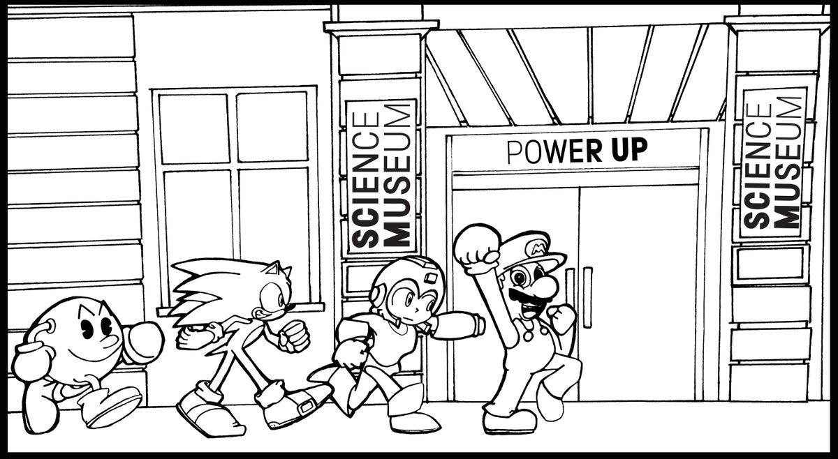 sciencemuseum's tweet photo. It seems that Mario and friends are celebrating #VideoGamesDay at the Science Museum... Find out if you're more of a Mario or a Sonic in our character quiz 🎮 https://t.co/oqCCcQlPtW https://t.co/L6gqQLhD2I