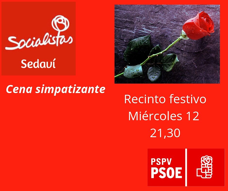 psoesedavi's tweet photo. Cena del simpatizante.
#fiestassedavi 
#festessedavi https://t.co/KGc9CTM2r8