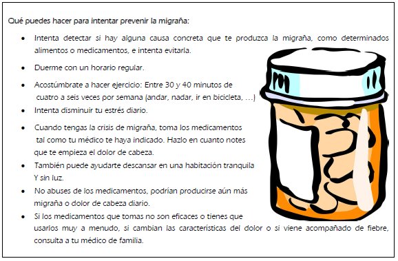 DSAPCostadelSol's tweet photo. Algunos consejos para intentar prevenir la #migraña https://t.co/LCjtt6Y671