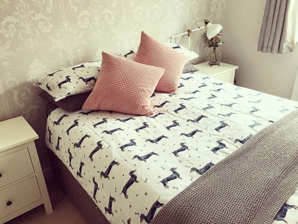 Asda On Twitter Our Dachshund Print Bedding Looks Great On