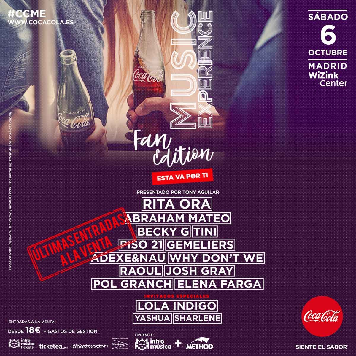 #XIIITour 🇪🇸 

¡Ya queda menos! Este año nuestro <a href="/AbrahamMateo/">Abraham Mateo</a> es cabeza de cartel nacional en su país. ¡Quedan pocas entradas! 

📆 6 OCTUBRE

📌 WiZink Center Madrid

🎫 Entradas: ticketea.com/entradas-festi…

⭐️ CF: <a href="/AbrahamMateoESP/">Abraham Mateo España</a>