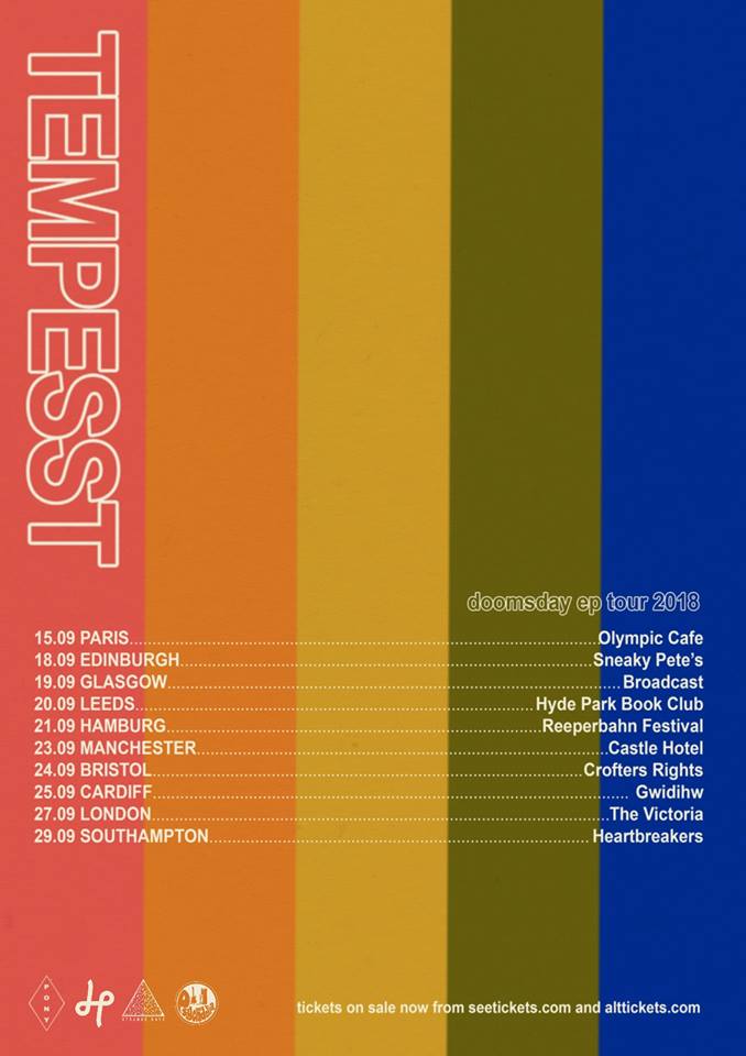 Gwdihw Cafe Bar (@gwdihwcafebar) on Twitter photo The woozy psych-pop of <a href="/TempesstBand/">Tempesst</a> join us on their European tour on Tue 25th Sept!
With <a href="/CursorMajor/">Cursor Major</a>, <a href="/DesertFevers/">Desert Fevers</a> & more!
🎫🎫bit.ly/2vnCYZu The woozy psych-pop of <a href="/TempesstBand/">Tempesst</a> join us on their European tour on Tue 25th Sept!
With <a href="/CursorMajor/">Cursor Major</a>, <a href="/DesertFevers/">Desert Fevers</a> & more!
🎫🎫bit.ly/2vnCYZu