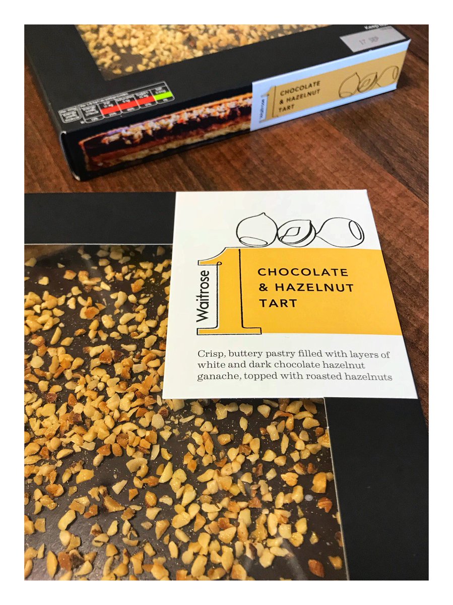 willtorrent's tweet photo. Another delicious launch from @waitrose this week - #Waitrose1 Chocolate &amp; Hazlenut Tart! A very moreish dessert... https://t.co/ghbzRcjGik