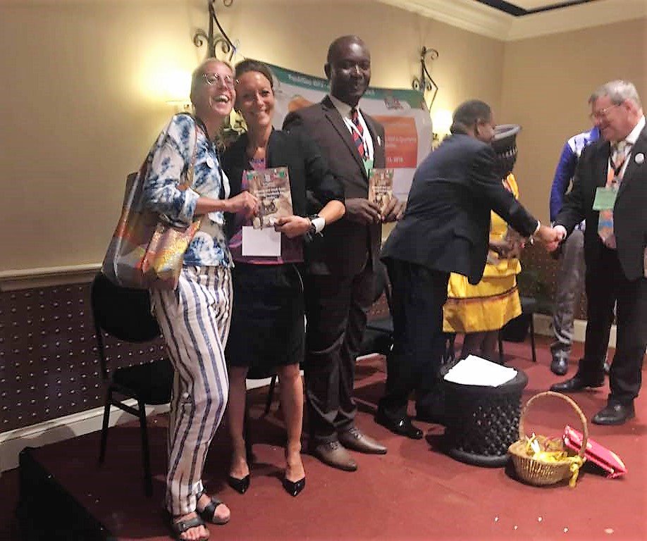 The #ASM Handbook has been launched <a href="/ASM_Conference/">ASM18</a> by Paul Chanda (Permanent Secretary of the Ministry of Mines and Minerals Development), <a href="/guillaneau/">Guillaneau</a> (PanAfGeo Coordinator, BRGM), Isaac Mba Okorie (Vice President, Organisation of African Geological Surveys, Nigeria).