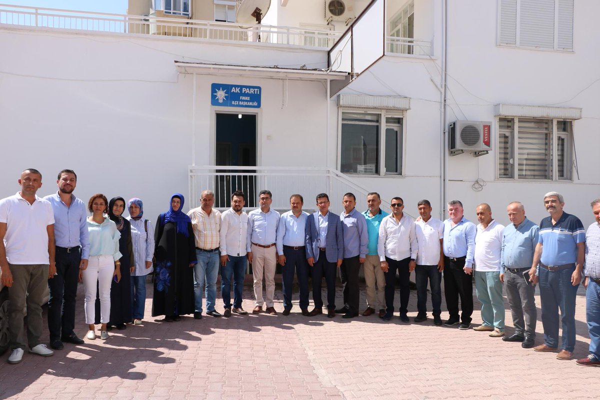 Ak Parti Genel Merkez Yerel Yönetimler Başkan Yardımcımız Sn.Abdurrahman Öz ve Milletvekilimiz Sn.Atay Uslu’yu Partimizde karşıladık.
<a href="/MevlutCavusoglu/">Mevlüt Çavuşoğlu</a> <a href="/atayuslu/">Atay USLU 🇹🇷</a> <a href="/ethemtas/">Av. İbrahim Ethem TAŞ 🇹🇷</a> <a href="/TOzcay/">Tülay Beşkonak Özçay</a> <a href="/osmanaladag/">Osman Aladağ</a> <a href="/EminMadenci/">Emin Madenci</a> <a href="/berrinpehliva07/">Berin Pehlivan 🇹🇷</a>