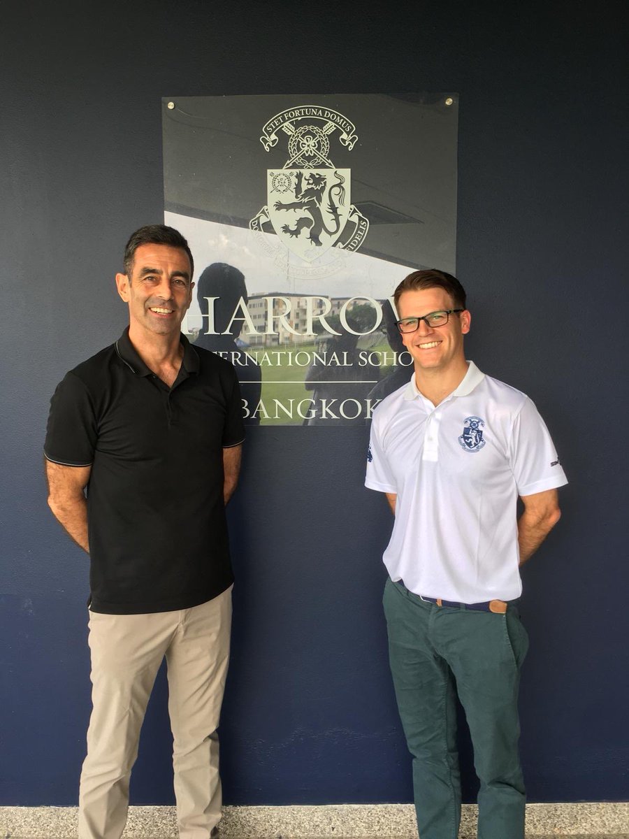 Was a pleasure to be shown the facilities at <a href="/HarrowBangkok/">Harrow Bangkok</a> today by Director of Sport #MikePreston ... who just happens to support <a href="/SpursOfficial/">Tottenham Hotspur</a>