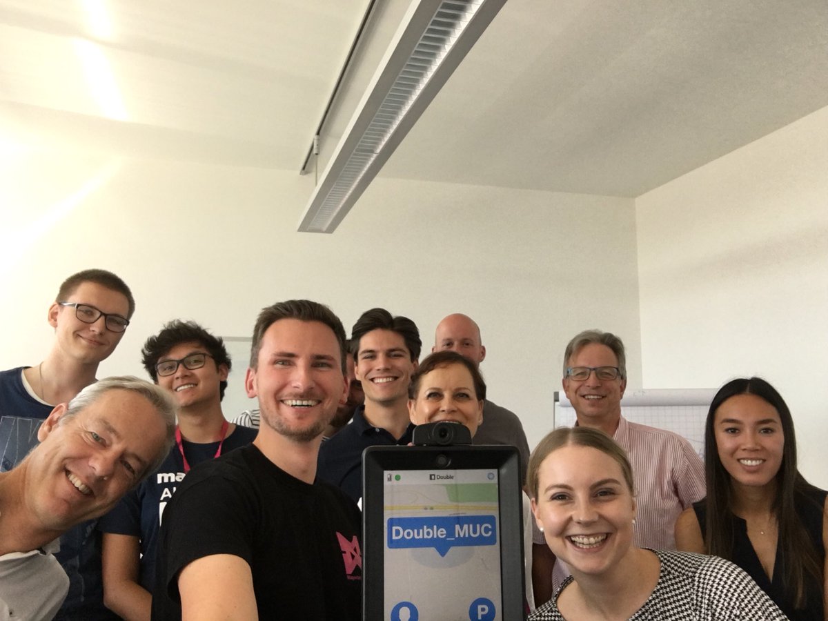 Welcome Double to Munich! Have fun and share experiences! #telekomwall #magentanewwork #peoplemakeithappen
