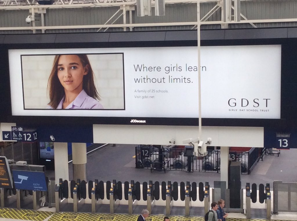 Take the train from platform 12 at Waterloo Station, and you never know where it might take you... #GDSTgirl #learnwithoutlimits