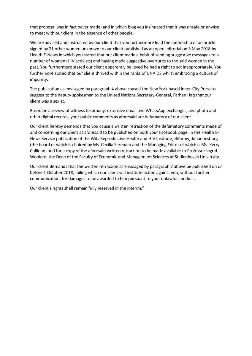VuyisekaDubula's tweet photo. I will not be silenced!...see the attached statement @UNAIDS @UNAIDS_ZAR @Sisonkemsimang @Eusebius @ansothom @drtlaleng https://t.co/AUoC5VDt1F