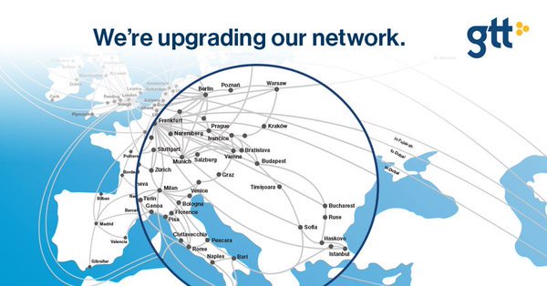 Gtt annonce un renforcement de son backbone en Europe centrale et en europe de l’Est ow.ly/Vxy830lMO0x