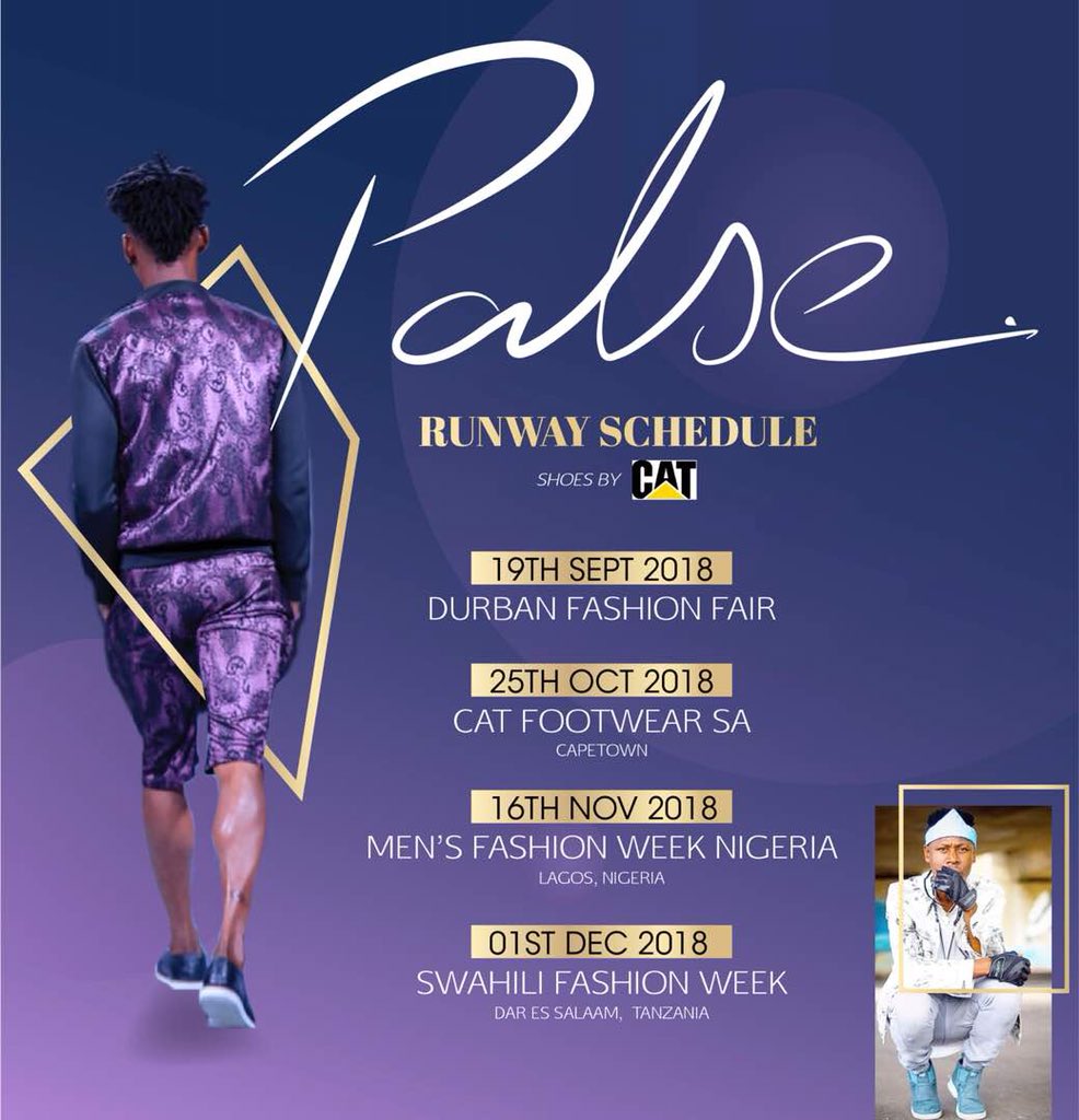 Y’all ready? Catch the talented @PalediSegapo on the runway showcasing his latest offering for @palse_sa shoes by @CatFootwearSA #PALSEorNothing