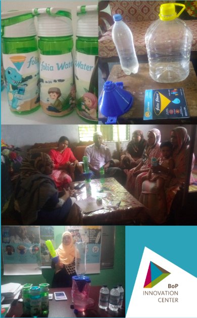 From drawing board to the realities of market validation. We try to find out how @FoliaWater's unique filters can benefit rural households in #Bangladesh 
#WASH #insightsforinnovation #BoPSleevesup!