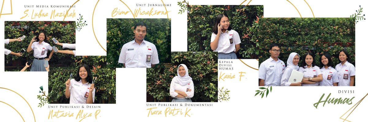 paskibra26's tweet photo. Kepala Divisi Hubungan Masyarakat (HUMAS) :
Kania Filzani

Staff Divisi Humas:
• Unit Publikasi &amp; Desain : Natasia Alya Putriningtyas
• Unit Publikasi &amp; Dokumentasi : Tiara Putri Khoirunnisa
• Unit Media Komunikasi : Siti Lubna Nazihah
• Unit Jurnalisme : Bimo Wicaksono https://t.co/LifWjzB9jI