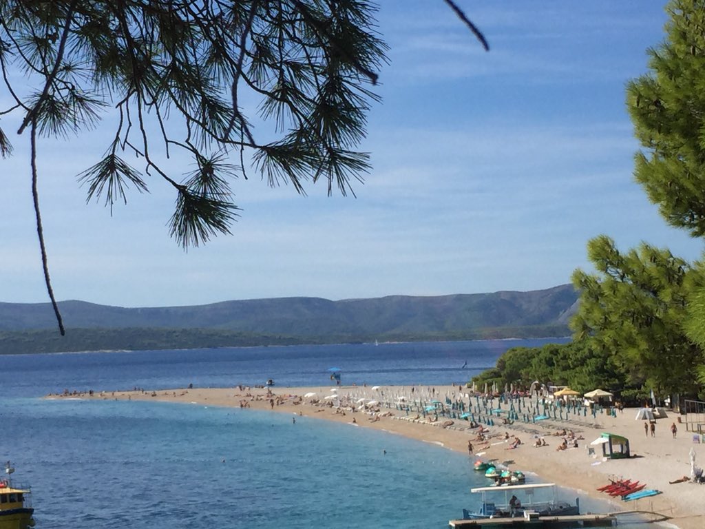 RonaMossMorris's tweet photo. Sad to be leaving the gorgeous #Dalmation islands but it’s clearly time. Can’t do up the button of my shorts #toomuchgoodfood&amp;wine https://t.co/p8PtoUM2Y1