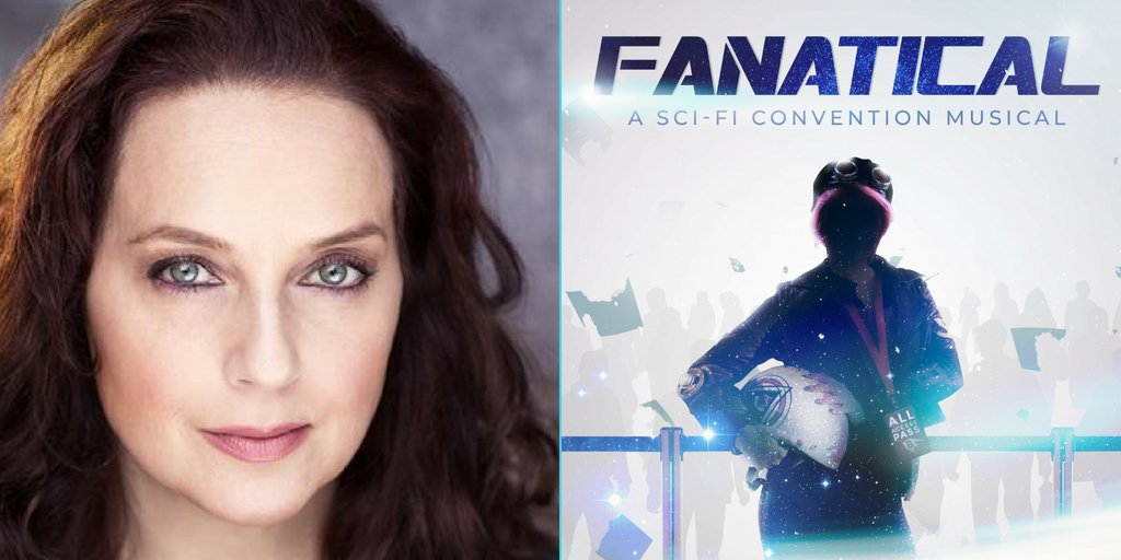 StageFaves's tweet photo. .@SuanneBraun knows about #scifi (think #Stargate, #RedDwarf)!
In @FanaticalShow, she's Trix, the hapless organiser of #Angel8's first-ever official UK convention.
Musical fans also know her from @MammaMiaMusical & #Cabaret:
https://t.co/Iq7h3Eirb2
#FanaticalAboutFanatical RT! https://t.co/sPV7tGiyvN