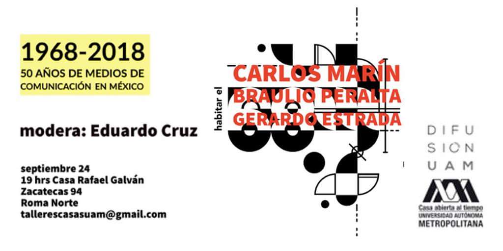 ReformaCultural's tweet photo. #50AñosDel68 Faltan 12 días para dar una mirada sobre el quehacer periodístico vinculado a los medios.
No te pierdas este evento único en la Casa Rafael Galván de la UAM. Modera @eduardocruzva. ¡No faltes! https://t.co/GwhfUz2QEw