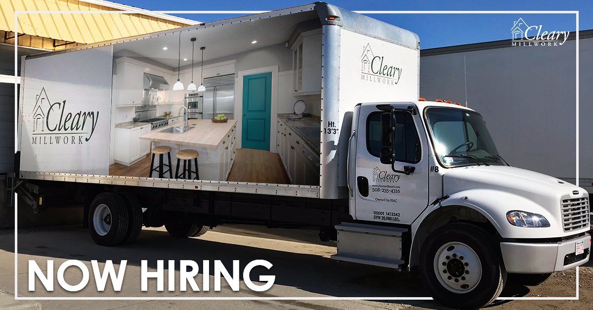 ClearyMillwork's tweet photo. Are you a qualified #CDLDriver? Take advantage of this opportunity to deliver millwork products to job sites in #Massachusetts , #RhodeIsland and #Connecticut

Click below to apply �
https://t.co/9Yh1kNoS93 https://t.co/GaLPu8AMzd