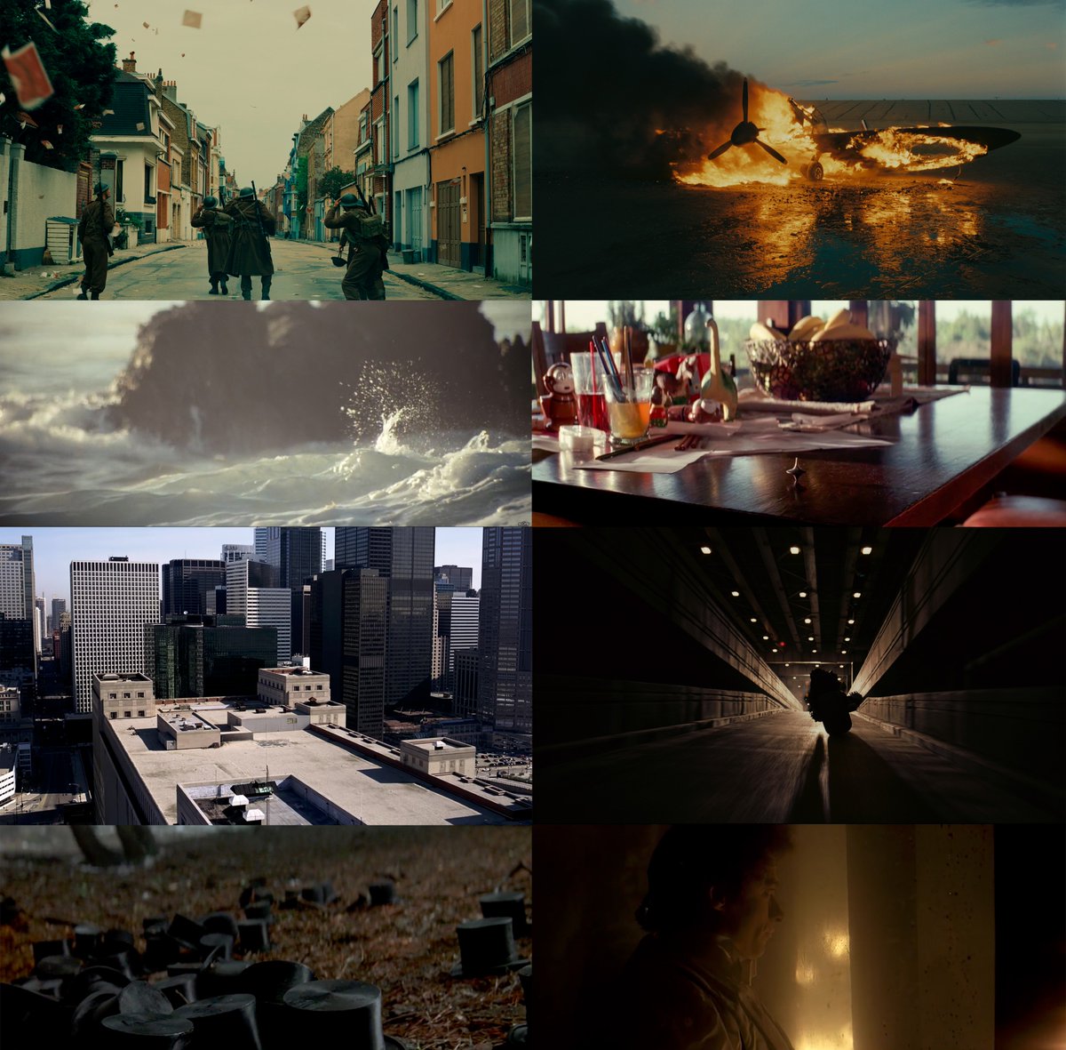 The opening and closing shots of Christopher Nolan's films are always so powerful, their visual magnitude lingering in the atmosphere as the credits roll. (technically not the last shot of Dunkirk but I consider it so) 
#ChristopherNolan #WallyPfister #HoyteVanHoytema