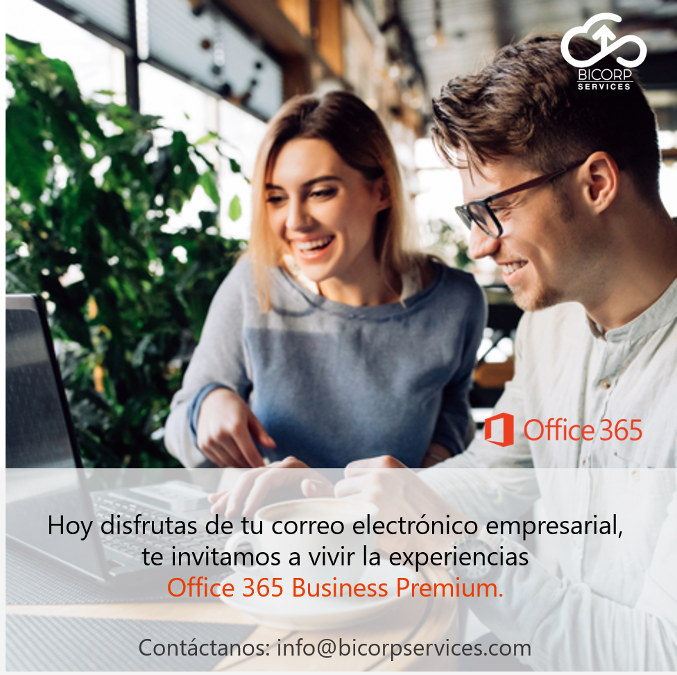 BicorpServices's tweet photo. Office 365 Business Premiun, esta diseñado para PYME  hasta 300 usuarios, disponga de herramientas empresariales a un bajo costo #SomosBicorp #MsPartner #Office365 https://t.co/XzJTJGmAQy