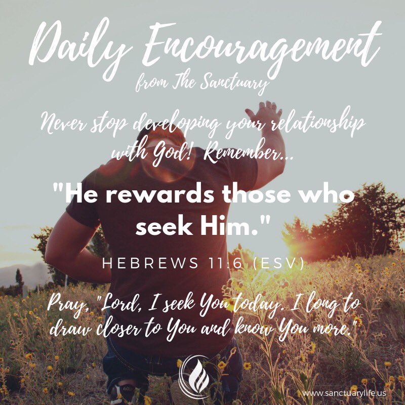sanctuarylifena's tweet photo. #DailyEncouragement #SanctuaryLife #BUILDing18
Hebrews 11:6 ESV https://t.co/CxrvhaaWDN