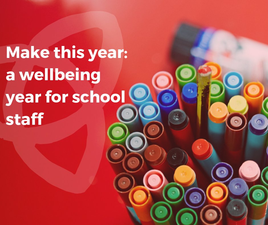 annafreuduk's tweet image. We are calling on all schools &amp;amp; local authorities to: Make this year a wellbeing year for school staff. 
Read more: annafreud.org/insights/news/…