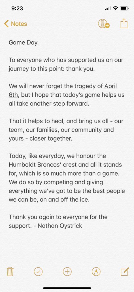 Oystie74's tweet image. #HumboldtStrong