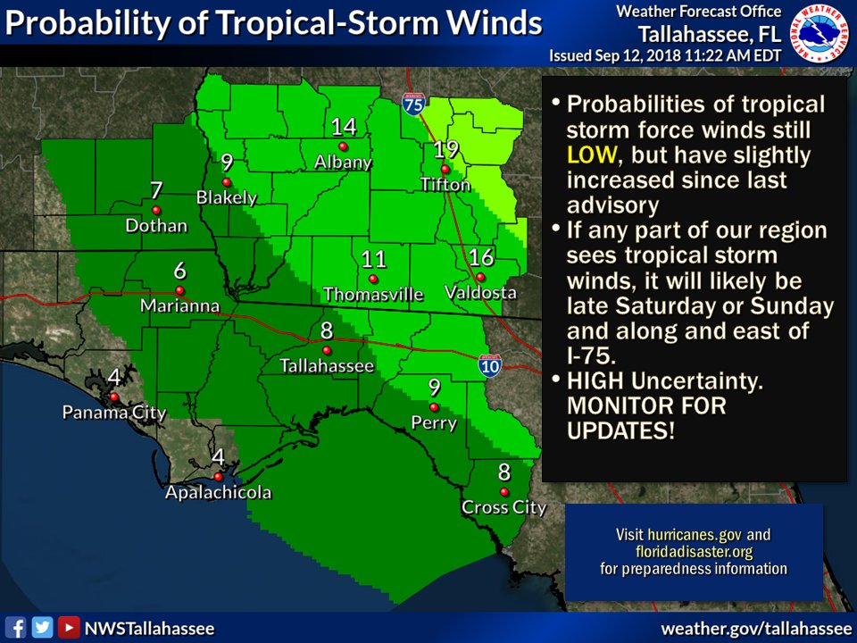 NWS Tallahassee on Twitter "11am Update from NHC_Atlantic for our