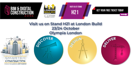 SmarterConst's tweet photo. Smarter Construction are exhibiting at London Build.  Come and see us on stand H21!  Get your free tickets here: https://t.co/cLkqeL9mMD https://t.co/YqVq1LXrxv