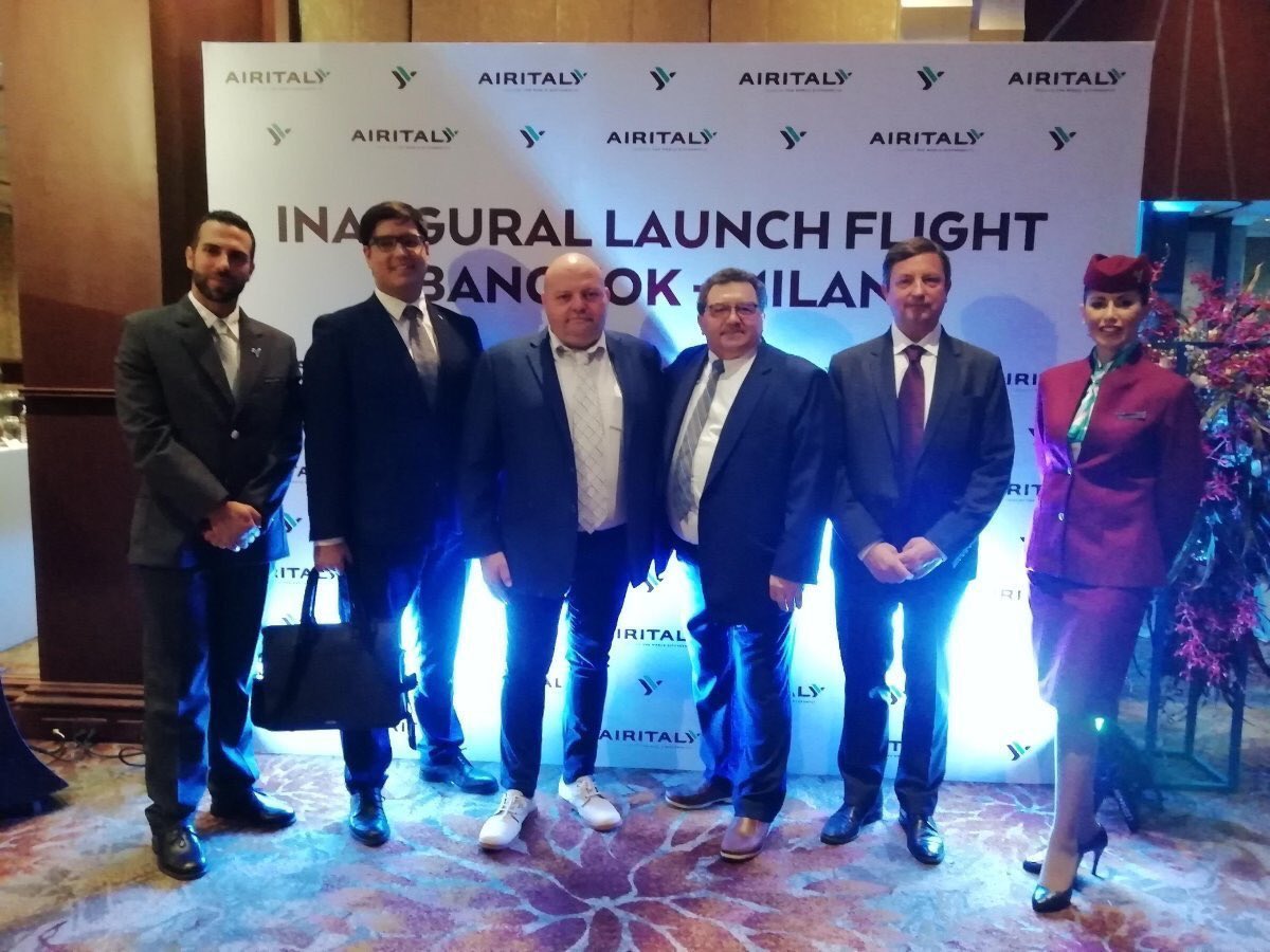 WlLogistics's tweet photo. WL/MML was invite to this Amazing evening at The Launch Dinner   organized by  Air Italy to celebrate their non-stop flights between Milan and Bangkok. #WLlogistics #dinner #airItaly #milan #bangkok https://t.co/m5v5ulXm6a
