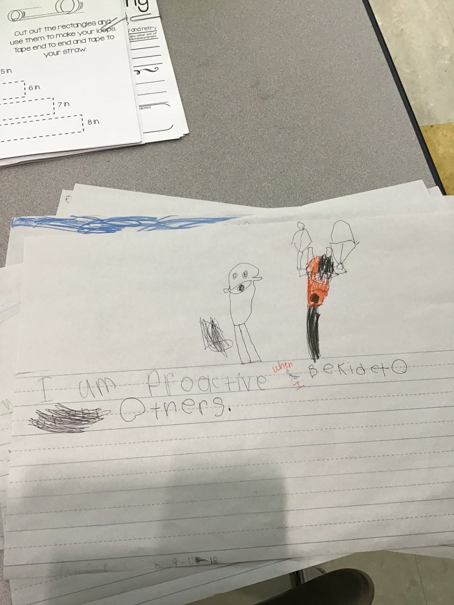 Mrs_PottsG14's tweet photo. We are proactive in first grade! #LeaderInMeSchool #7habbits #1stgrade #LeadershipLivesHere #sousharks #colonialsd https://t.co/y9NMSDMjmi
