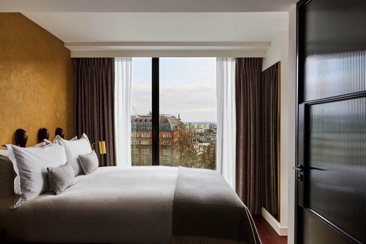 Warm colours for a warm nights rest. Seems easy enough, right? But with colours like yellow, there are warm and cool variants. Stick to yellows with an orange undertone to keep your bedroom feeling extra warm. Photography credit <a href="/hotelindigo/">Hotel Indigo by IHG</a>
#yellow #warmcolours #InteriorExperts