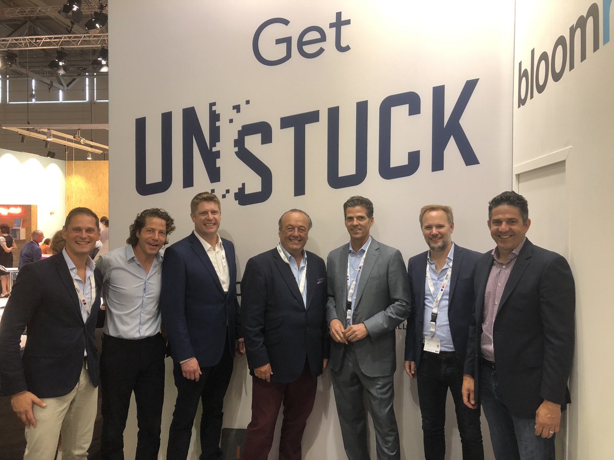 bloomreach_tm's tweet photo. Great to have you at our booth @elasticpath to celebrate the launch of our #DXP for Commerce #Dontgetamazoned #Getunstuck https://t.co/GCVmiToYOf https://t.co/KOLgFSXVcM