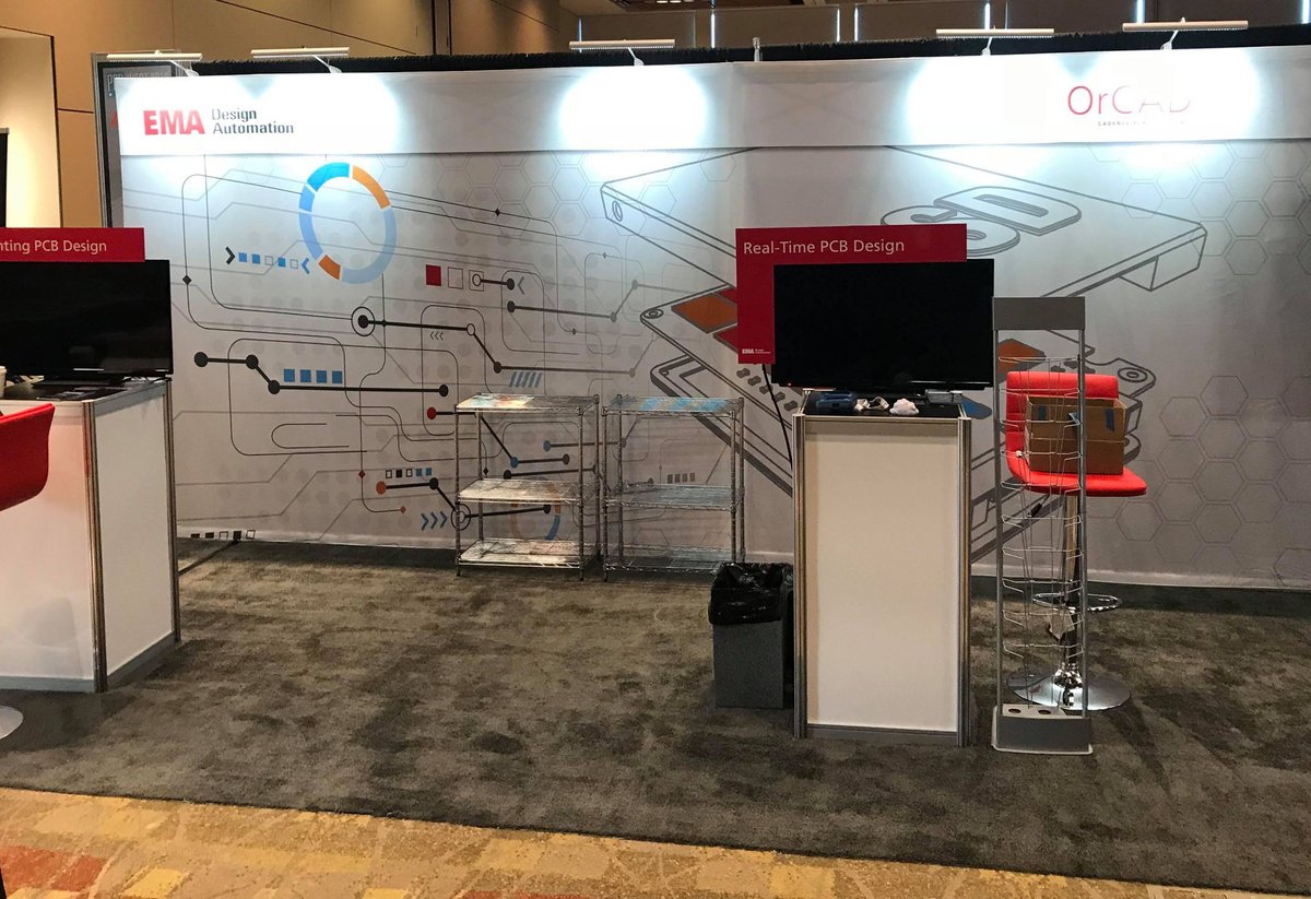 EMA_EDA's tweet photo. Getting ready for @PCBWest 2018, be sure to visit us at booth 400! #PCBWest #PCBWest18 #PCBDesign #EMAEDA https://t.co/m3pKfdyPfu