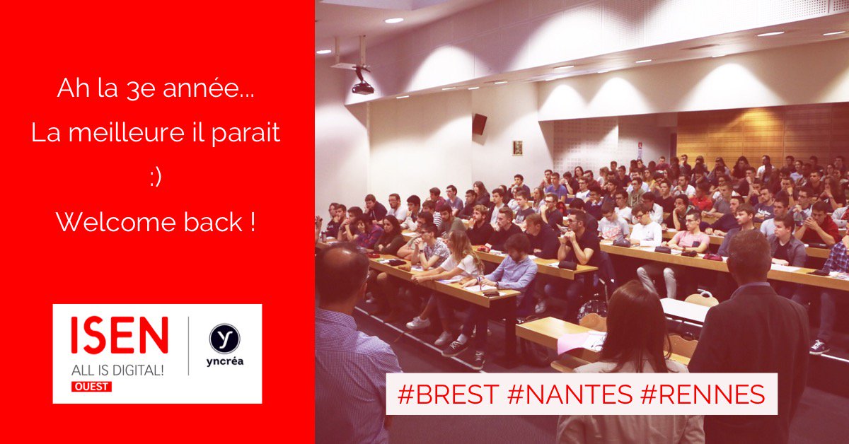 ISEN-Brest (@isenbrest) on Twitter photo En avant pour de nouvelles aventures !
💼 #Rentrée2018 des étudiants de 3e année <a href="/isenbrest/">ISEN-Brest</a> <a href="/isennantes/">ISEN Nantes</a> @isen_rennes @yncreaouest Welcome ! swll.to/JAkwZ En avant pour de nouvelles aventures !
💼 #Rentrée2018 des étudiants de 3e année <a href="/isenbrest/">ISEN-Brest</a> <a href="/isennantes/">ISEN Nantes</a> @isen_rennes @yncreaouest Welcome ! swll.to/JAkwZ