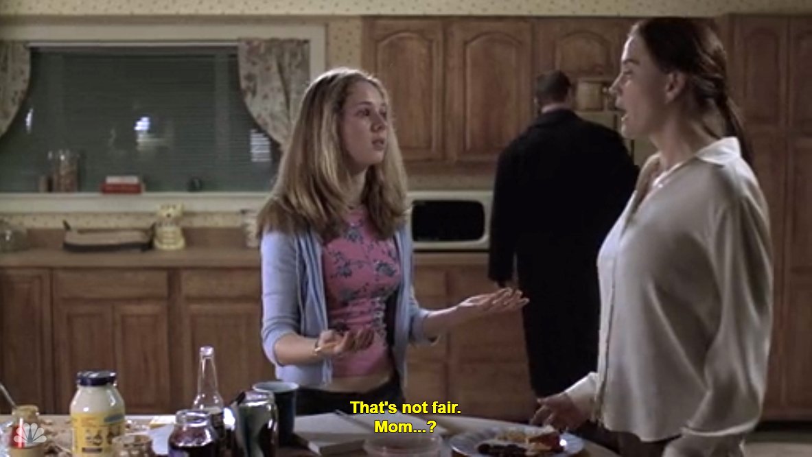 svumemes's tweet photo. First appearance of @AllisonSiko as Kathleen Stabler, season 3, episode 16, "Popular." Buckle up -- it's going to be a bumpy ride!
#SVU #Popular #first_appearance #Stabler #Kathleen https://t.co/CeasOoYOkh