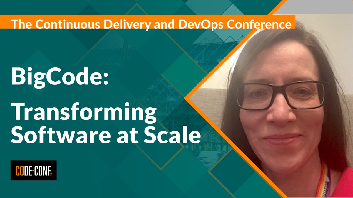 code_conf's tweet image. Do you need practical guidance on how to get started changing your #BigCode? Come and hear @FlashMoulson’s speach at #codeconf!  Check out the details here: bit.ly/2MlYzYU